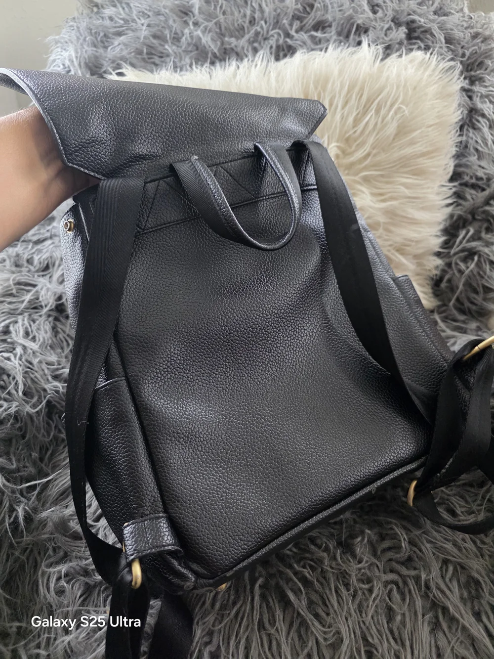Freshly Picked BlackDiaper Bag Stylish With Minor Scratches See Pics
